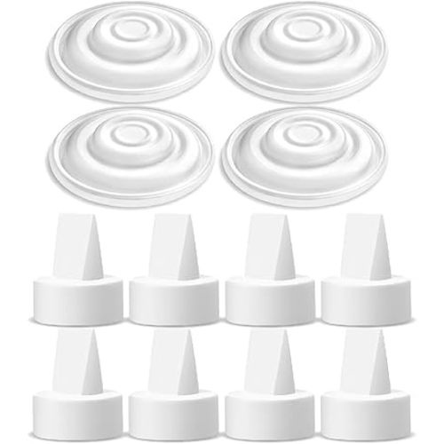 Replacement Duckbill Valves Silicone Membrane Compatible with Spectra S1 Spectra S2 Spectra 9 Plus Synergy Gold Replace Spectra Duckbill Valve Spectra S2 Made by Maymom Not Original Spectra Pump Parts