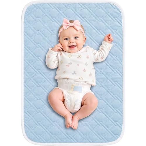 Elstey Portable Baby Changing Pad, 4 Layers Waterproof Diaper Changing Mats