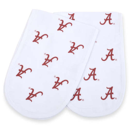 University of Alabama 2pk Burp Cloth – Three Little Anchors
