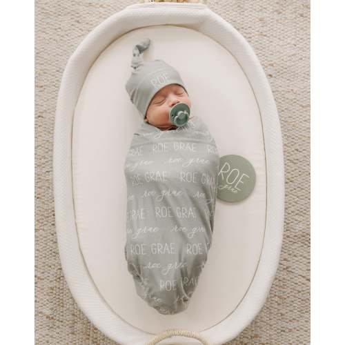 Personalized Swaddle Blanket, Optional Bundle, Newborn Coming Home Outfit Photo Props, Baby Name Announcement Sign, Baby Shower Gift JS12