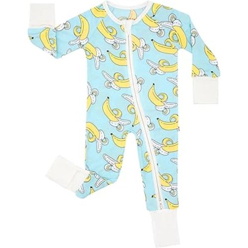 Little Sleepies Pajamas for Baby Boys & Girls, Viscose from Bamboo Baby Pajamas, Snug Baby Sleeper, Toddler PJs, 2-Way Zipper