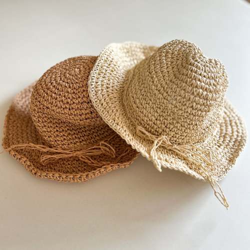 Sunshine Woven Straw Hat (Kids)