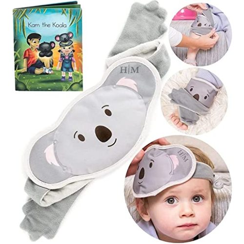 Halos Kids Ice Packs for Boo Boos - Meet Kam Our Reusable Kids & Toddler Ice Pack - Kids Ice Packs for Injuries, Bumps, Fevers - Colic Relief Boo Boo Ice Packs for Kids & Newborns With Free Story Book