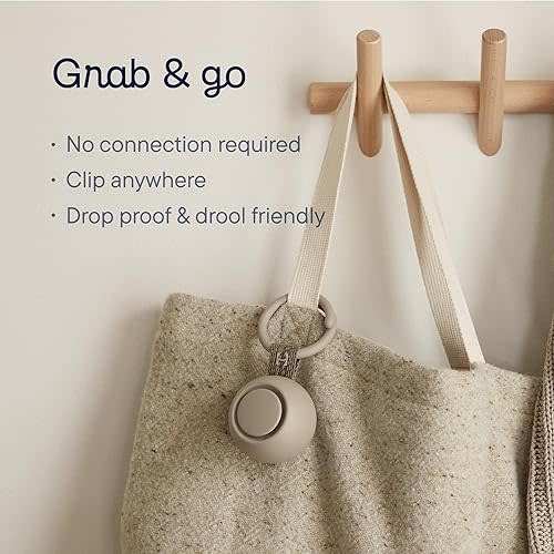 Hatch Go | Portable Sound Machine for Babies and Kids | Sleep Soother | 10 Soothing Sounds | White Noise | Shush | Travel | Registry Gift | Baby Shower | Clips on Stroller | Putty