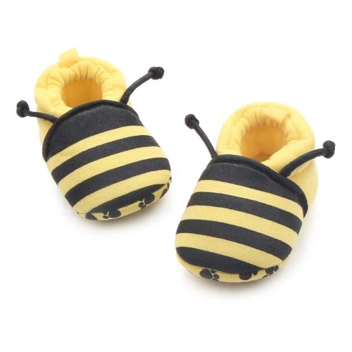 Meckior Save Beautiful Cute Cartoon Infant Unisex Baby Warm Cotton Anti-Slip Soft Sole First Walkers Shoes