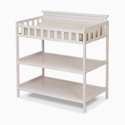 Farmhouse Changing Table - Weathered White