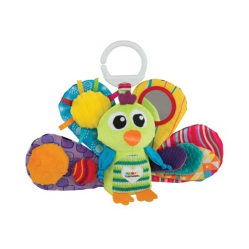 Clip & Go Jacques the Peacock Sensory Development Baby Toy
