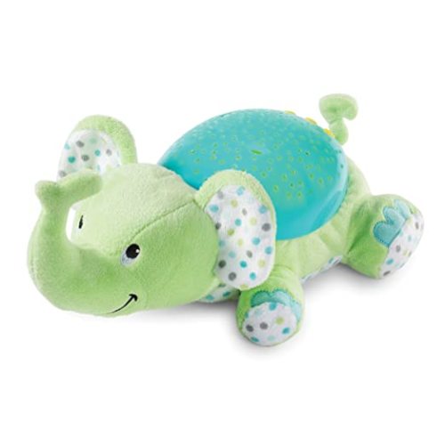 Summer Slumber Buddies Projection and Melodies Soother, Eddie The Elephant - Elephant (Green)