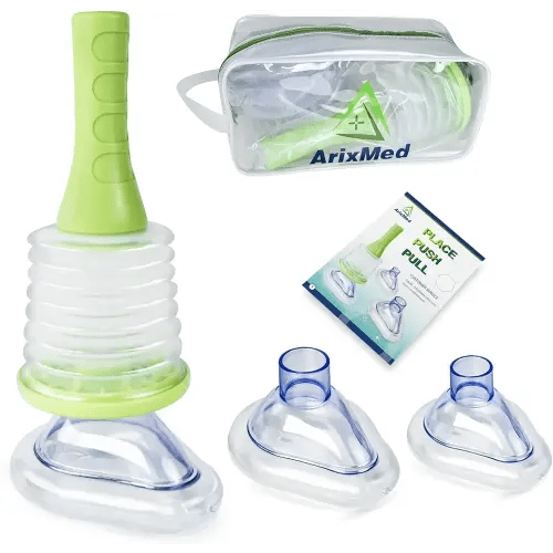 Choking Rescue Device, Portable Airway Suction Device for Children and Adults, First Aid Kit for Kids and Adults - Travel Kit