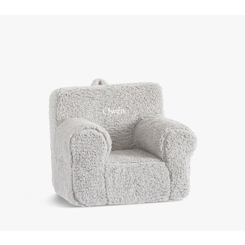Anywhere Chair®, Gray Cozy Sherpa | Pottery Barn Kids