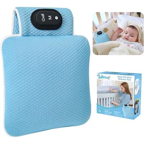 Baby Sleep Aid with Soothing Vibrations – 3 Adjustable Vibration Modes, Portable for Cribs & Strollers, Perfect for Newborn Travel and Sleep