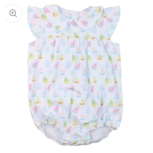 Sailboat Print Knit Bubble – Cecil & Lou