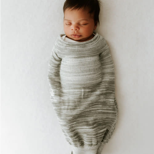 Grey Swaddle Sleep Sack - Small ( 6-12 pounds)