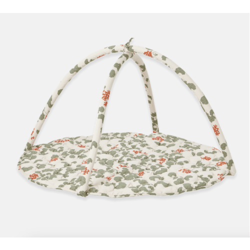 Satin Quilted Activity Playmat - Pelargonium | Garbo & Friends
