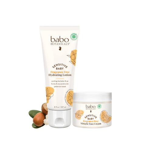 Sensitive Baby Face & Body Hydration Set (Lotion+Cream)
