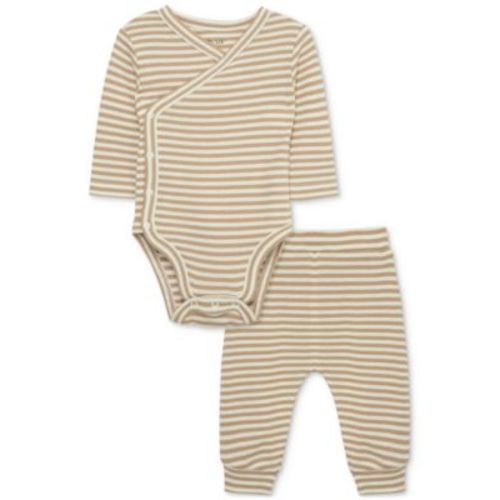 Baby Striped Bodysuit & Pants, 2 Piece Set