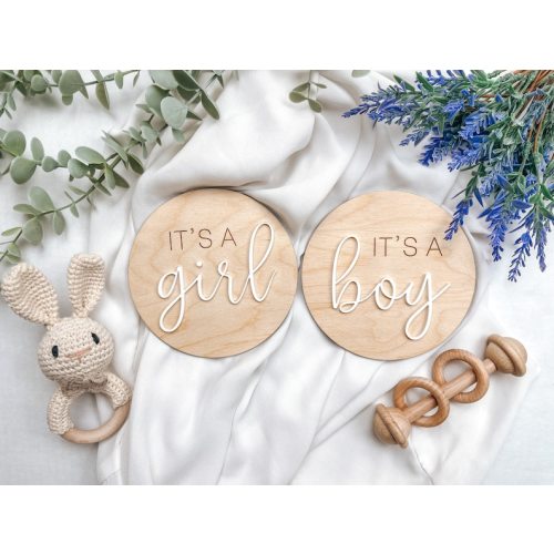 Surprise Gender Reveal Announcement Sign, Its A Girl Its A Boy Gender Photo Prop, Gender Reveal Sign for Hospital, Boy or Girl Gender Reveal - Etsy