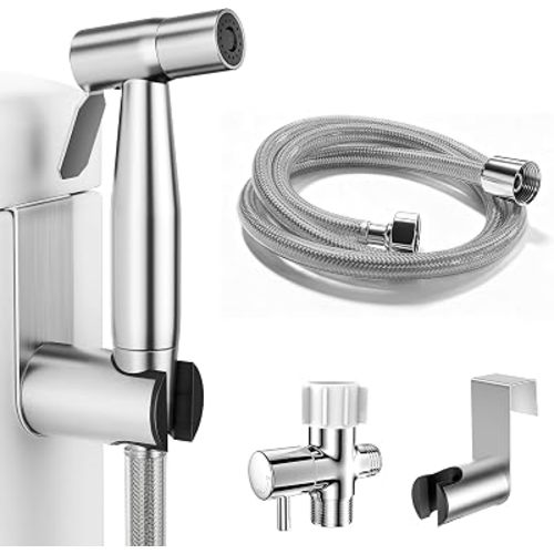 LUFEIDRA Handheld Bidet Sprayer, Adjustable Water Pressure, RV Toilet Use