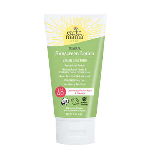 Earth Mama Baby Mineral Sunscreen SPF 40 (84g) - Natural Protection