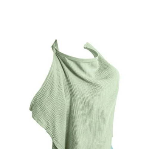 Hxdcxing Muslin Nursing Cover for Baby Breastfeeding, Breathable 100% Cotton Breastfeeding Cover with Rigid Hoop for Mother Nursing Apron, Multi-Use Carseat Canopy