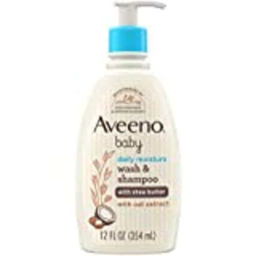 Amazon.com: Aveeno Baby Daily Care Gift Set with Natural Oat Extract & Oatmeal, Contains Daily Moisturizing Body Lotion & Gentle 2-in-1 Baby Bath Wash & Shampoo, Hypoallergenic & Paraben-Free, 2 items : Baby