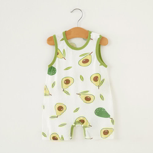Baby Avocado Super Thin Sleeveless Romper 6-12 months