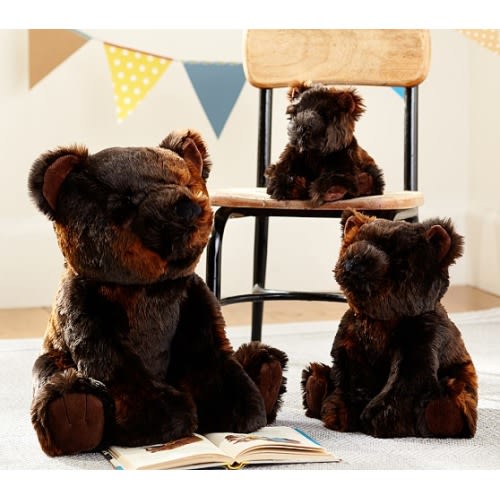 Brown Bear Faux Fur Plush Collection