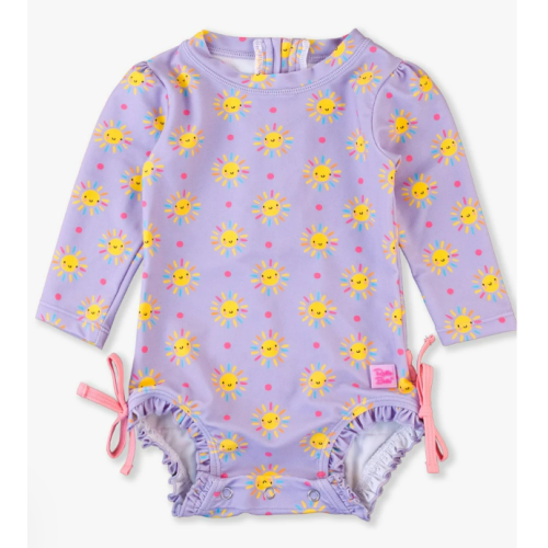 Long Sleeve One Piece Rash Guard | RuffleButts & RuggedButts