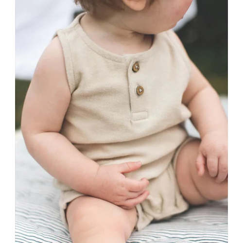 Dotted Muslin Organic Baby Girl Bubble Romper – Burt's Bees Baby