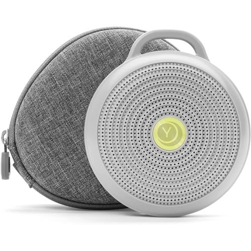 Yogasleep Hushh & Crush Resistant Travel Case, (2 Piece Set) Portable White Noise Sound Machine for Baby, 3 Soothing Natural Sounds, Noise Canceling for Sleep Aid, Office Privacy, & Meditation