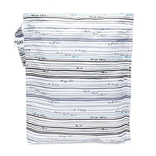 Bumkins Nixi Zippered Wet Bag, Poetic