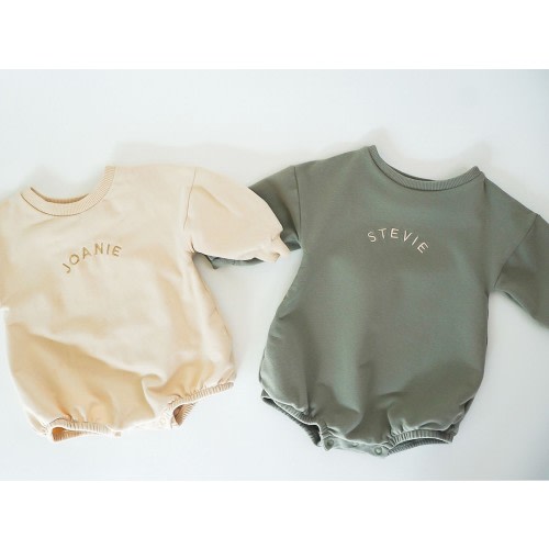 Baby Sweatshirt Romper | Personalized Sweatshirt for Infants | Neutral Sweatshirt for Baby | Newborn Gift