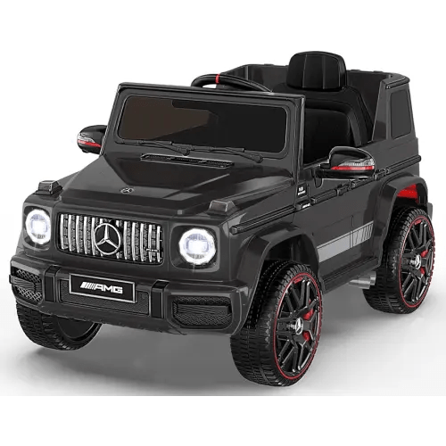 ANPABO Licensed Mercedes-Benz G63 Car for Kids, 12V Ride on Car w/Parent Remote Control, Low Battery Voice Prompt, LED Headlight, Music Player & Horn, Soft Start, Kids Electric Vehicle, Black