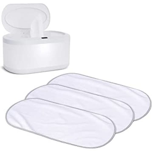 Munchkin® Touch Free Baby Wipe Warmer and 3pk Waterproof Changing Pad Liners