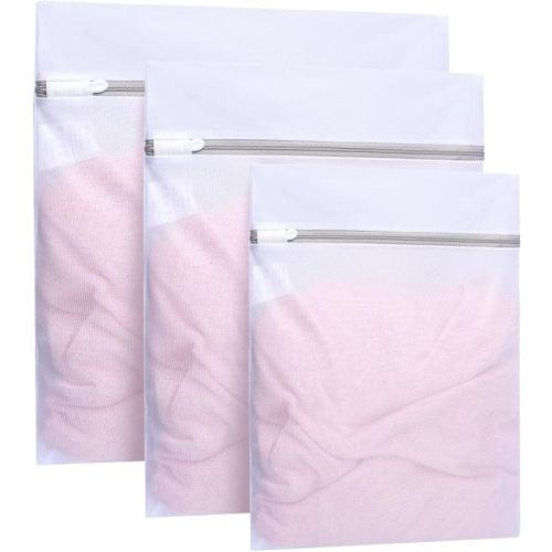 BAGAIL Laundry Bags Mesh Wash Bag for Intimates Lingerie and Delicates,7Pcs(1XL,2L,2M,2 Bra Bags)