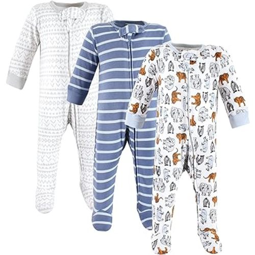 Touched by Nature Baby Girls' Organic Cotton Sleep and Play