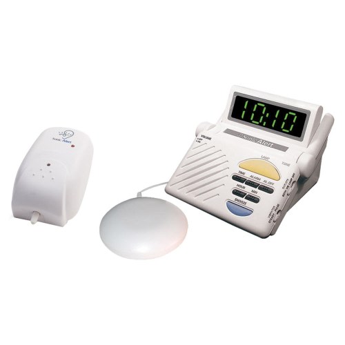 Sitter Baby Cry Signaler, Alarm Clock Receiver, Bed Vibrator Combo