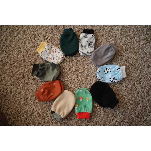 Baby No Scratch Knit Mittens