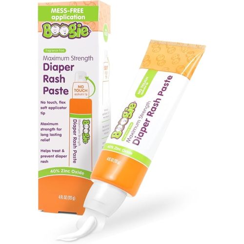Boogie Diaper Rash Paste, Mess-Free Applicator