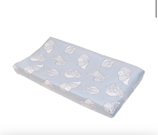 Disney Dumbo Sweet Little Baby Light Blue and White Super Soft Contour – NoJo Baby & kids