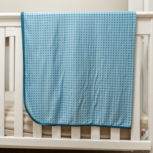 Baby Swaddle - Texas - Light Blue – BURLEBO