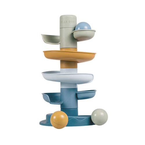 Little Dutch Spiral Tower Blue | Baby Toys | Scandiborn