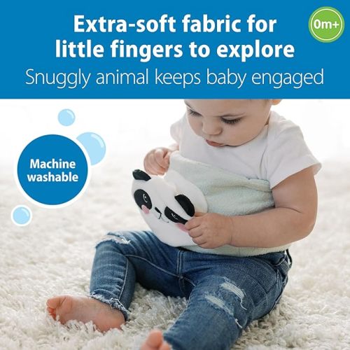 Dr. Brown's Infant Gripebelt Heated Belly Band, Soothe Baby's Tummy with Gentle Warmth and Compression, Panda, 0m+