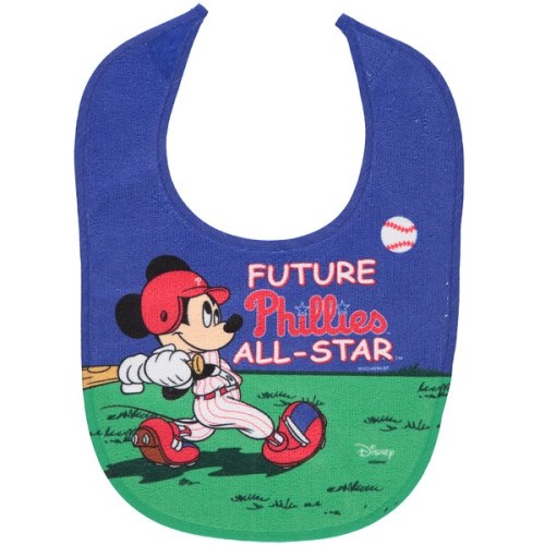 Philadelphia Phillies WinCraft Disney Mickey All Pro Baby Bib