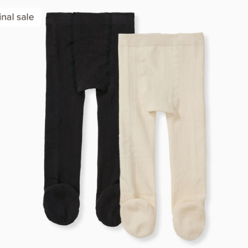 Set of 2 Ribbed Tights – Burt's Bees Baby