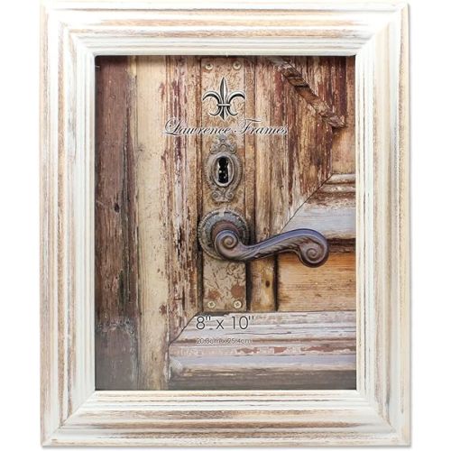 Lawrence Frames 8x10 White Wash Maple Picture Frame, Natual