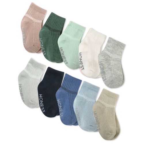 Honest Baby Multipack Cozy Socks Sustainably Made for Baby & Toddler