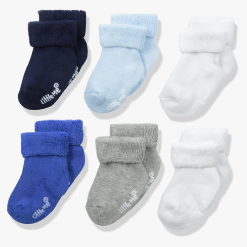 Little Me baby-boys Baby Boys' 6 Pack SocksBaby Boy Socks