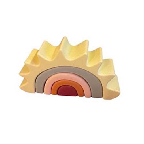 Skogsbarn Sunshine Silicone Stacker Toy