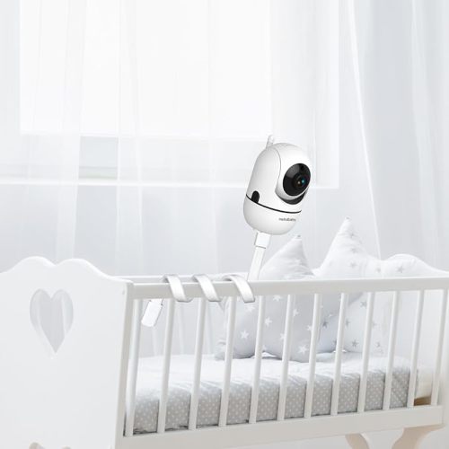 HelloBaby Baby Monitor Mount for HB6550/ Pro/ HB6560/ HB65/ HB6339/ HB40/ HB6081/ HB66/ HB6351, 20 Inch Flexible Arm Bracket, Camera Holder Attaches to Crib Cot Shelves, Without Tools or Wall Damage
